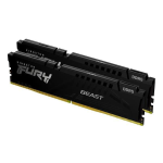Kingston FURY Beast - DDR5 - kit - 32 GB: 2 x 16 GB - DIMM 288-PIN - 5600 MHz / PC5-44800 - CL40 - 1.25 V - senza buffer - on-die ECC - nero